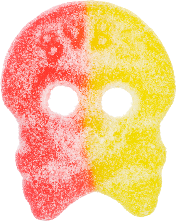 Bubs Lemon Raspberry Skull