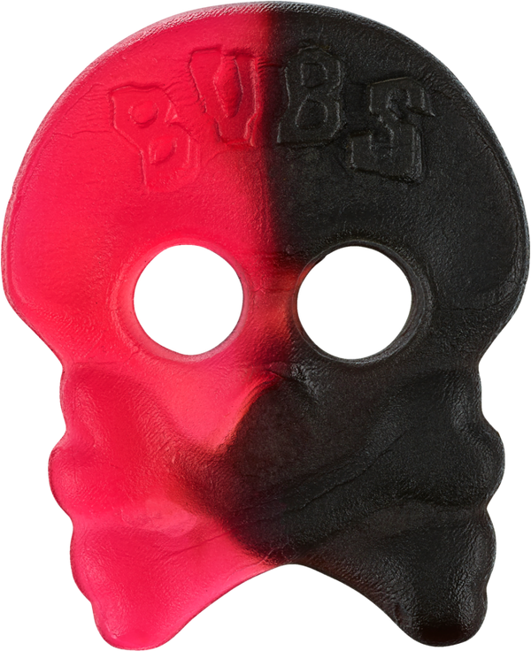 Bubs Raspberry Salty Licorice Skull