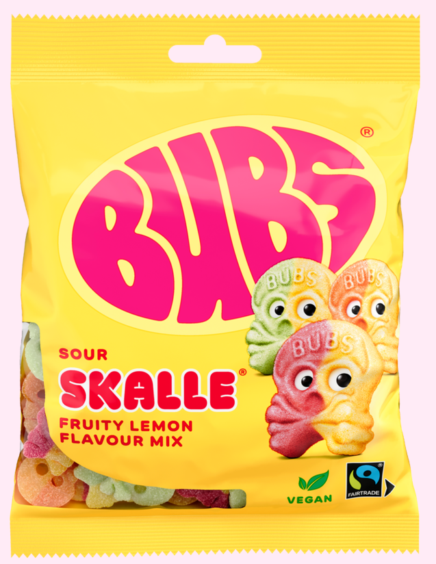 BUBS MINI Fruity Lemon Mix SKALLE