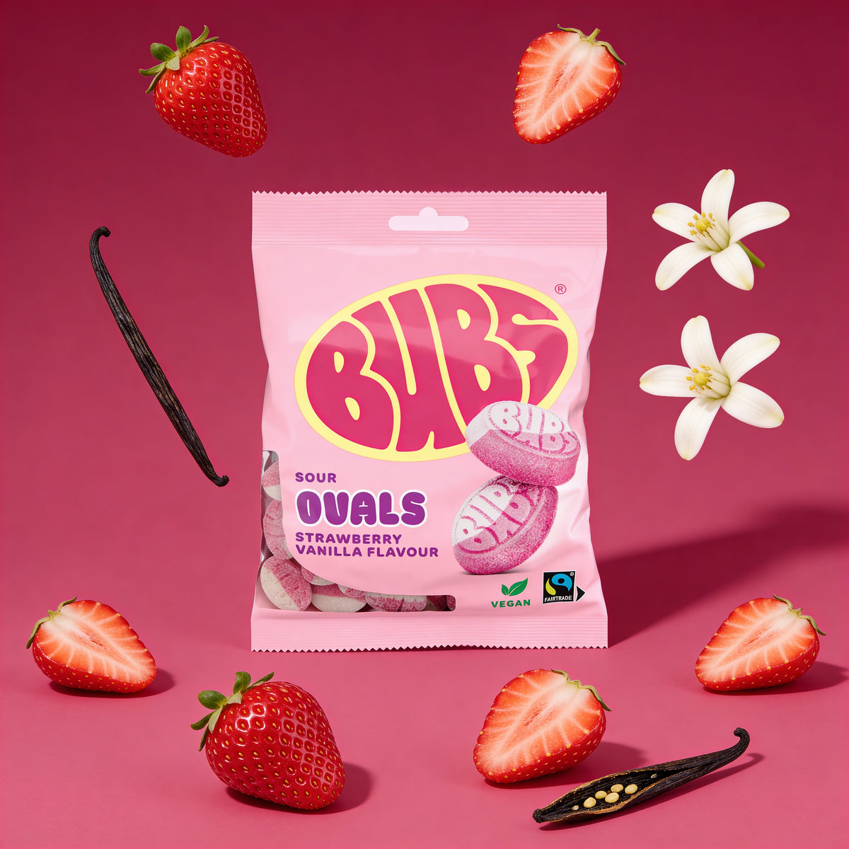 BUBS MINI Strawberry Vanilla OVALS