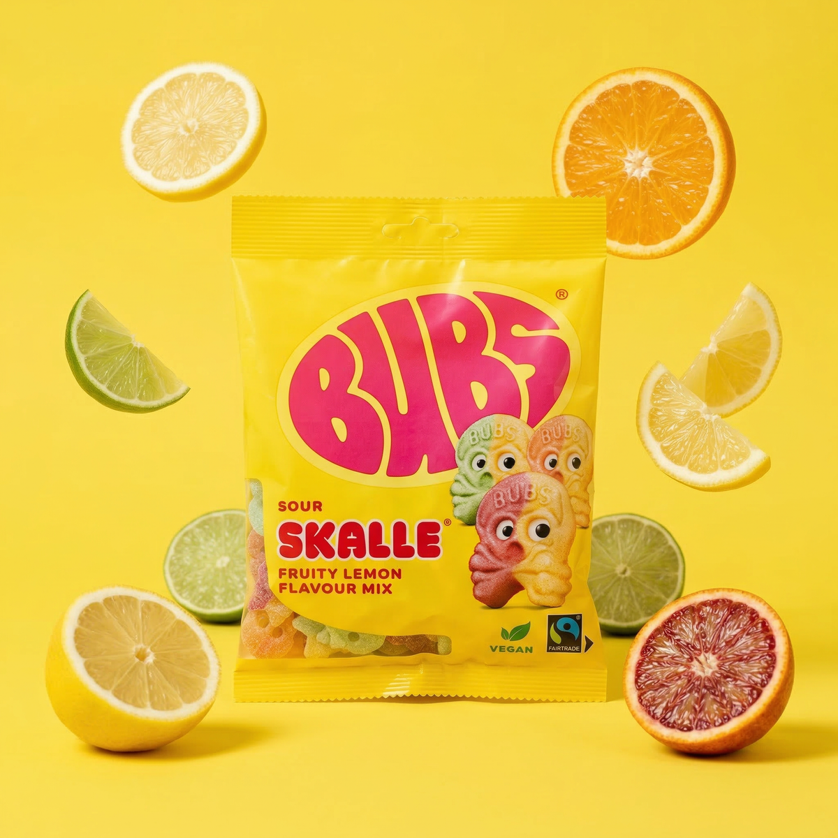 BUBS MINI Fruity Lemon Mix SKALLE